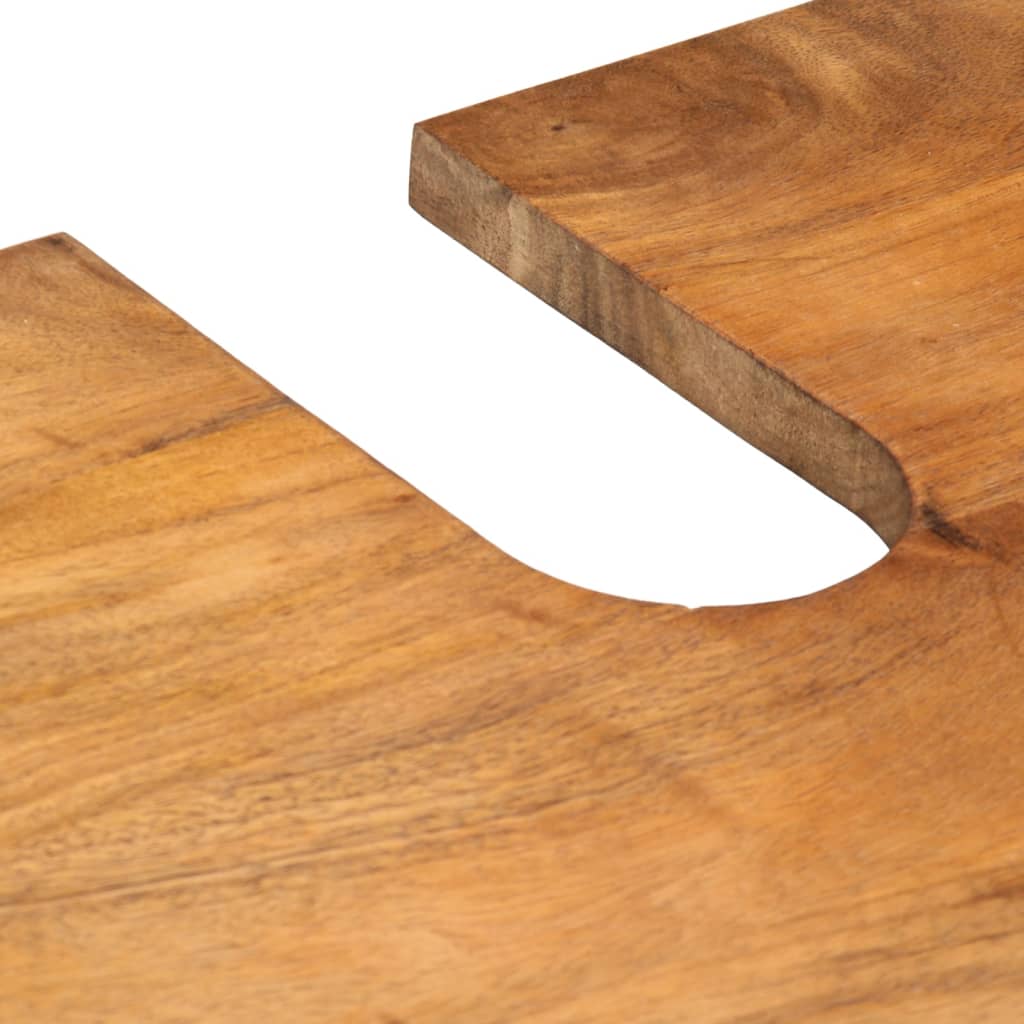 2-tlg. Badmöbel-Set Massivholz Mango