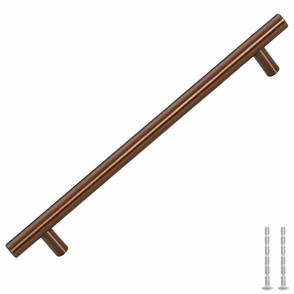 Möbelgriffe 5 Stk. Bronzen 192 mm Edelstahl