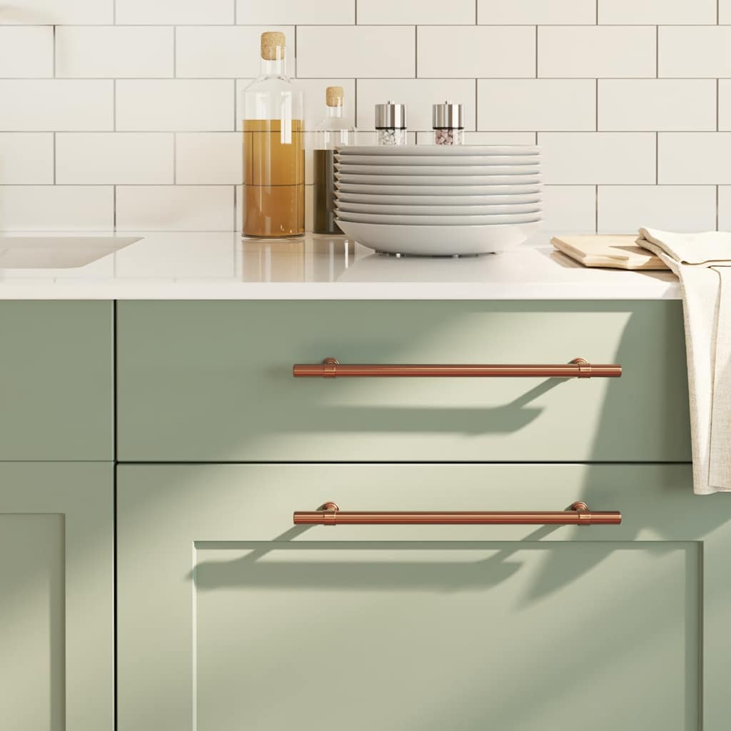 Möbelgriffe 5 Stk. Bronzen 224 mm Edelstahl