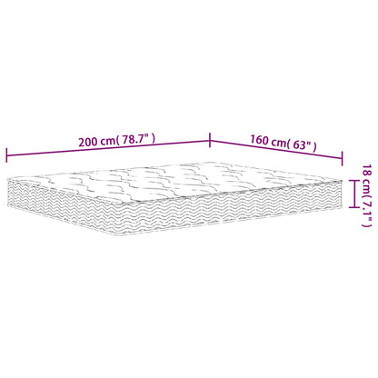 Matratze Bonnell-Federkern Mittel 160x200 cm