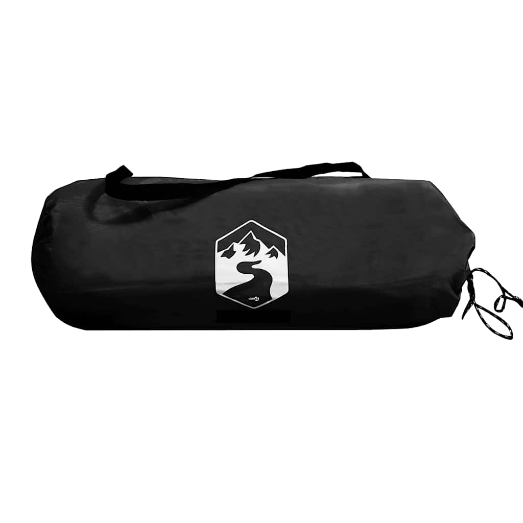 Tunnel-Campingzelt 3 Personen Weiß Dunkel Wasserdicht