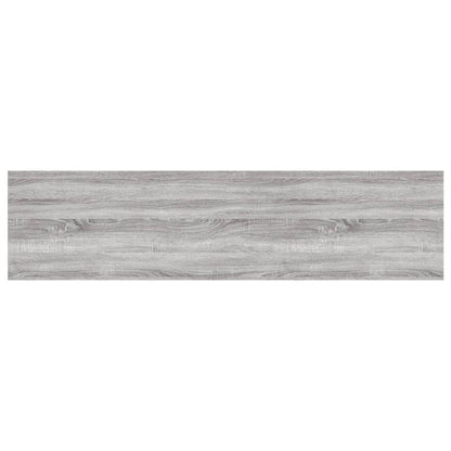 Wandregale 4 Stk. Grau Sonoma 80x20x1,5 cm Holzwerkstoff
