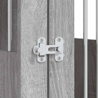 Hundekäfig im Möbelstil Grau Sonoma 55x75x65 cm Holzwerkstoff