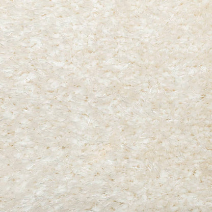Teppich ISTAN Hochflor Glänzend Creme Ø 160 cm