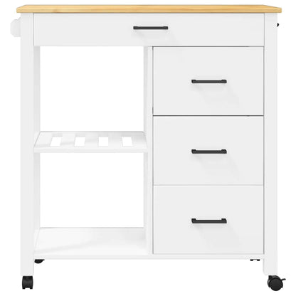 Küchenwagen MONZA 84x40x88,5 cm Massivholz Kiefer