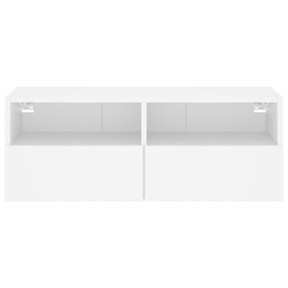 TV-Wandschrank Weiß 80x30x30 cm Holzwerkstoff
