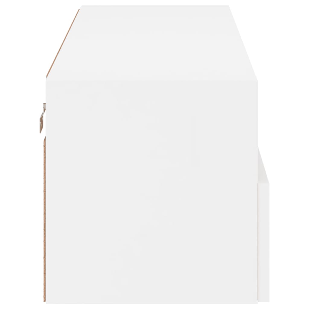 TV-Wandschrank Weiß 100x30x30 cm Holzwerkstoff