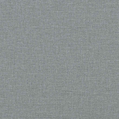 Bettgestell "Dover" Hellgrau 80x200 cm Stoff