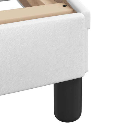 Bettgestell "Dover" Weiß 90x200 cm Kunstleder