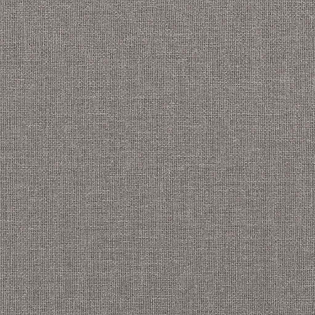 Bettgestell "Dover" Taupe 140x190 cm Stoff