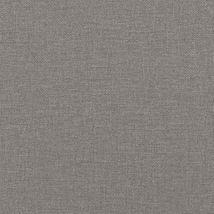 Bettgestell "Dover" Taupe 200x200 cm Stoff