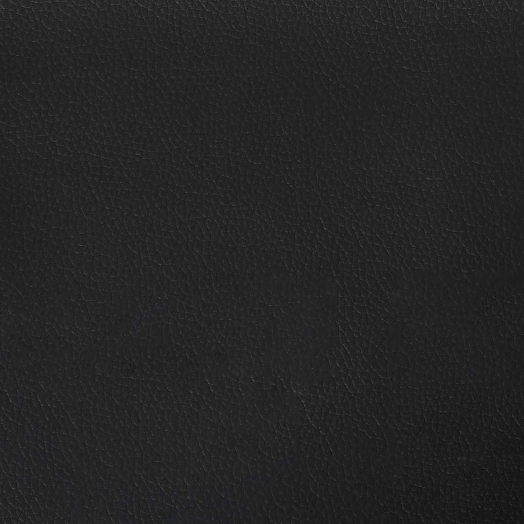 Bettgestell "Dover" Schwarz 193x203 cm Kunstleder