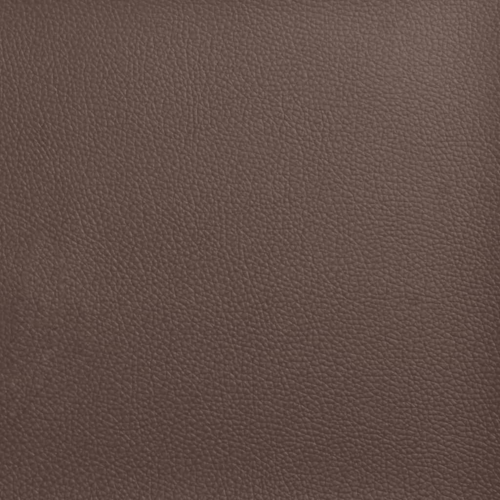 Kopfteil-Kissen "Hvar" Braun 100 cm Kunstleder