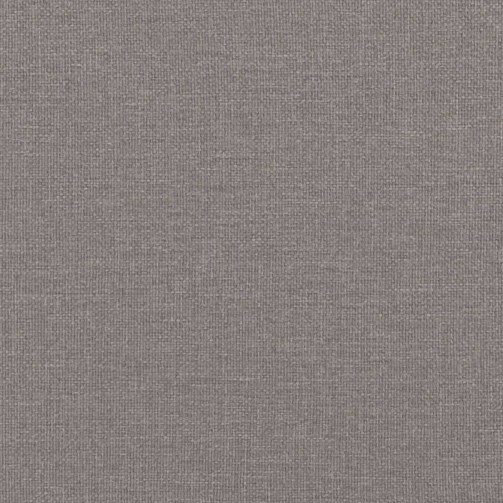 Kopfteil-Kissen "Hvar" Taupe 120 cm Stoff