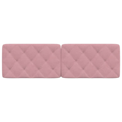 Kopfteil-Kissen Rosa 160 cm Samt