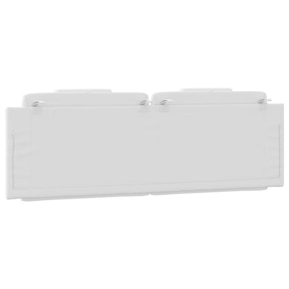 Kopfteil-Kissen "Viana" Weiß 160 cm Kunstleder