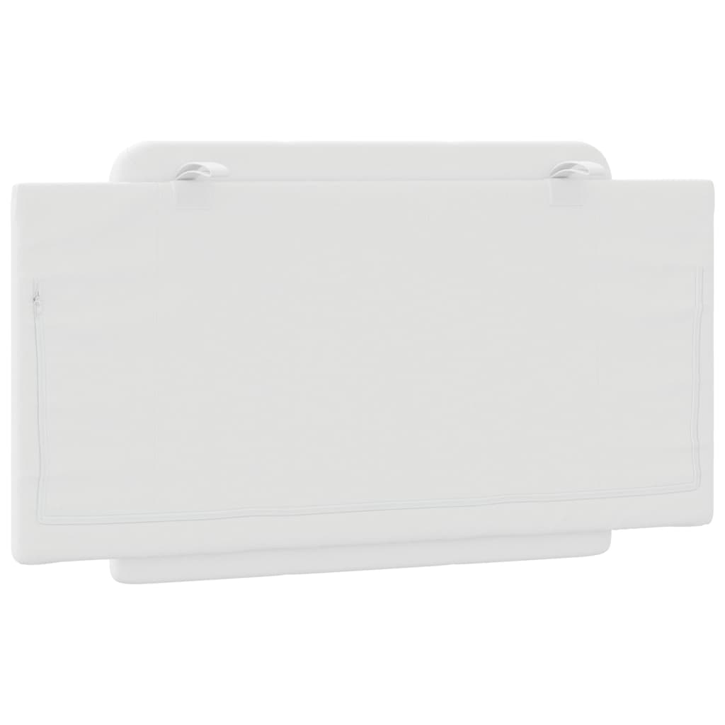 Kopfteil-Kissen "Zadar" Weiß 100 cm Kunstleder