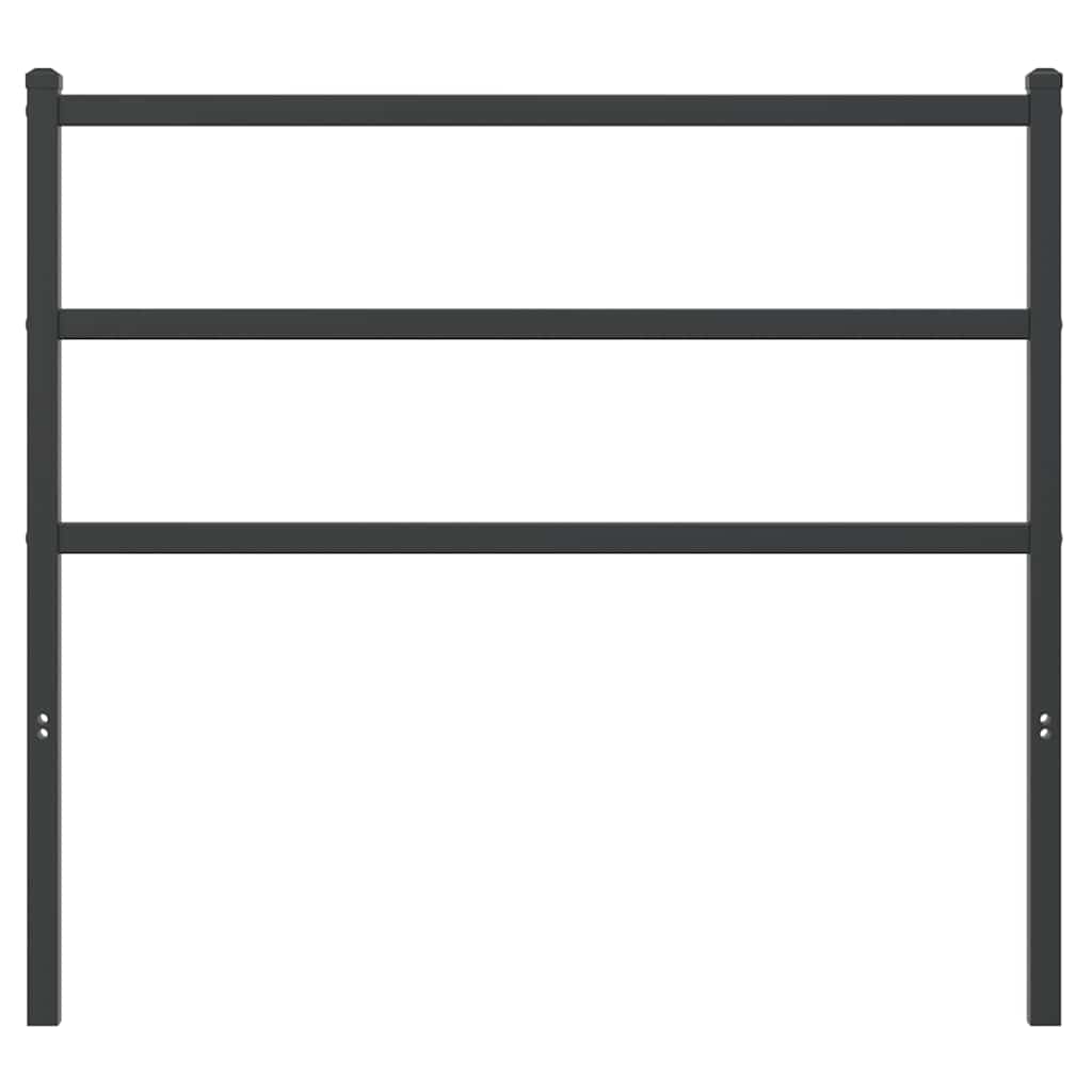 Ersatz-Kopfteil Metall Schwarz 107 cm