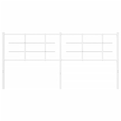 Ersatz-Kopfteil Metall Weiß 180 cm