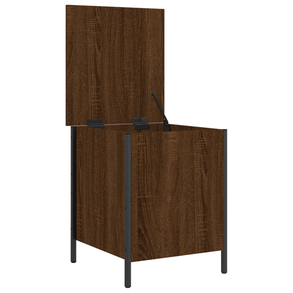 Sitzbank mit Stauraum Braun Eichen-Optik 40x42,5x50 cm Holzwerkstoff