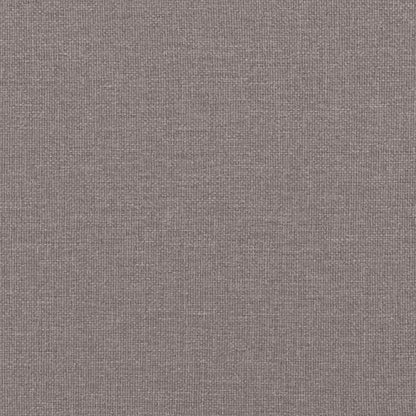 Bettgestell ohne Matratze "Hvar" Taupe 140x200 cm Stoff