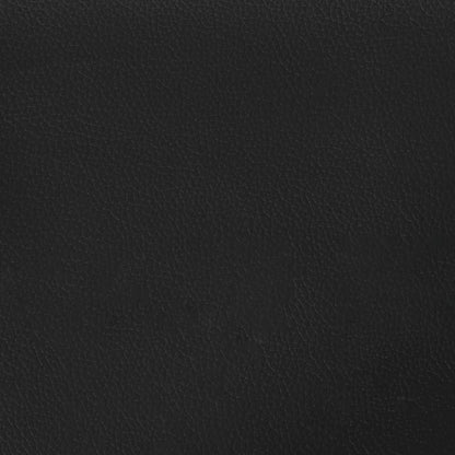 Bettgestell "Viana" ohne Matratze Schwarz 200x200 cm Kunstleder