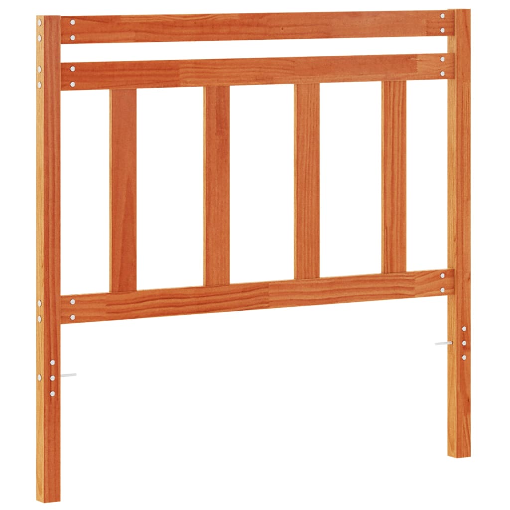 Kopfteil Wachsbraun 100 cm Massivholz Kiefer