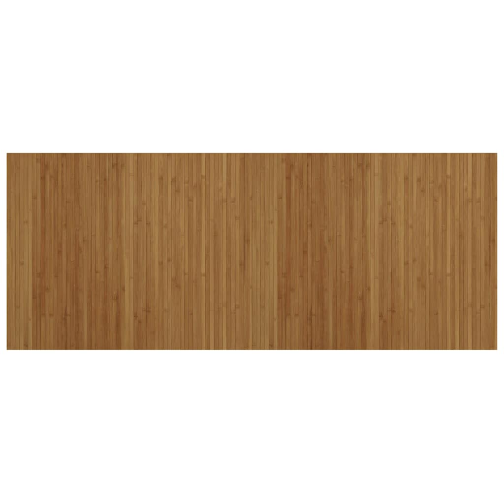 Teppich Rechteckig Braun 80x200 cm Bambus