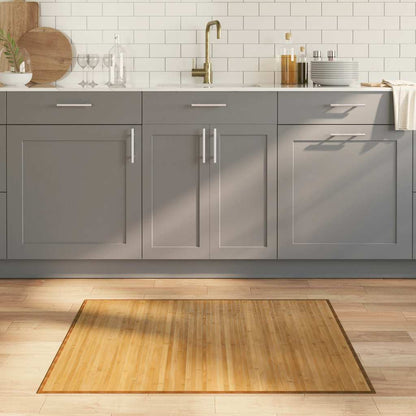 Teppich Rechteckig Natur 80x100 cm Bambus