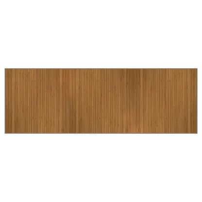 Teppich Rechteckig Braun 100x300 cm Bambus