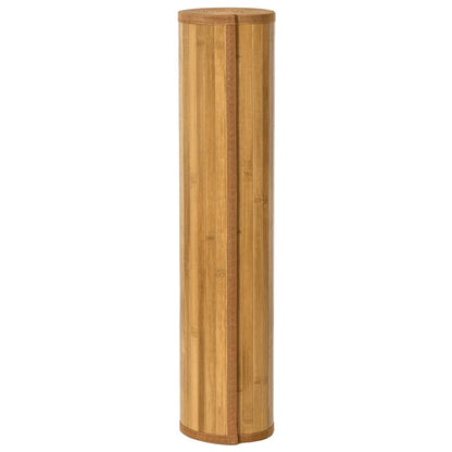 Teppich Rechteckig Natur 100x400 cm Bambus
