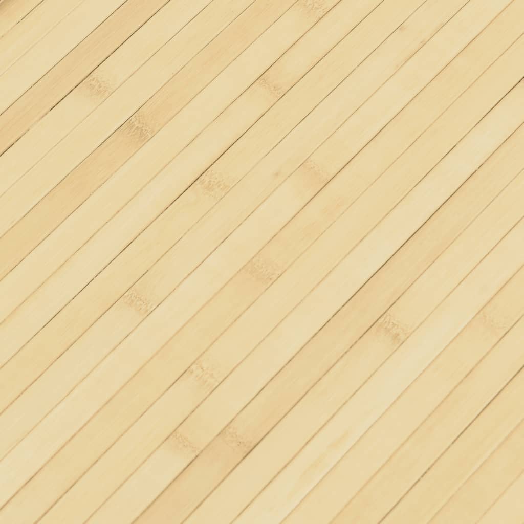 Paravent Hell Natur Breite 800 cm Höhe 165 cm Bambus