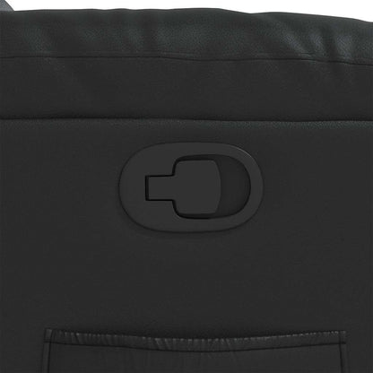 Relaxsessel Schwarz Kunstleder