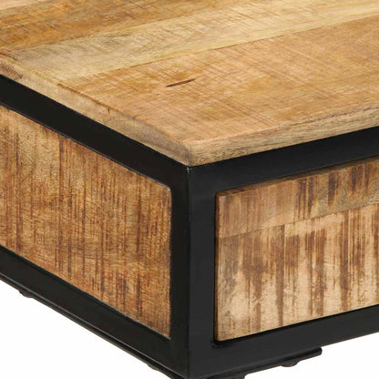 Schminktisch Braun 100 x 40 x 120 cm Massivholz Mango
