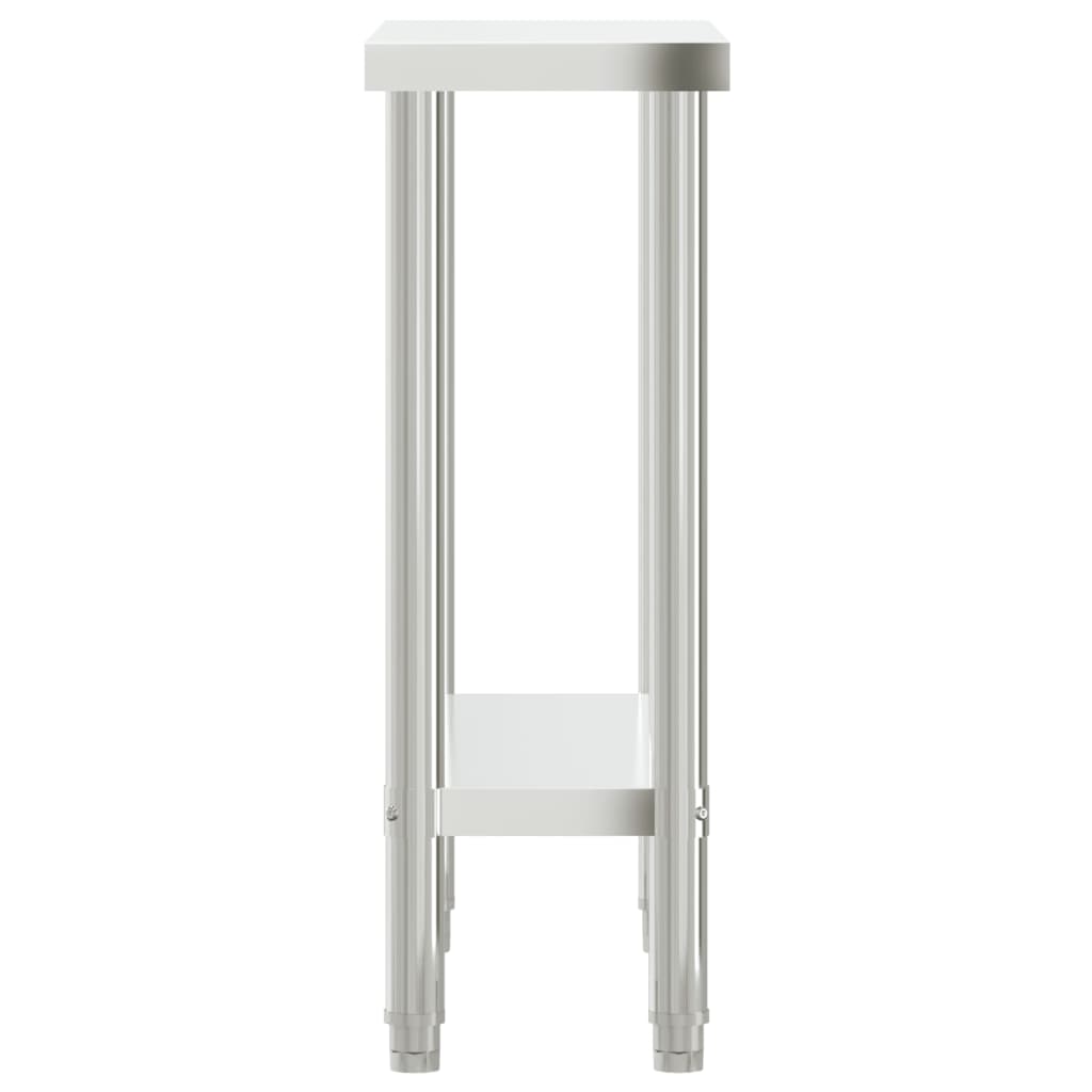 Küchen-Arbeitstisch 82,5x30x85 cm Edelstahl