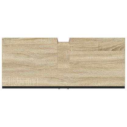 Waschbeckenunterschrank Sonoma-Eiche 80x33x60 cm Holzwerkstoff