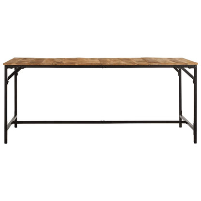 Esstisch 180x90x75 cm Raues Massivholz Mango