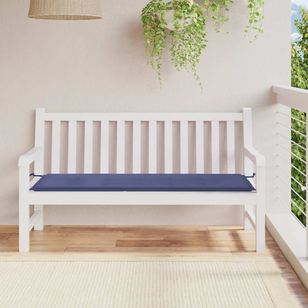 Gartenbank-Auflage Marineblau 150x50x4 cm Oxford-Gewebe