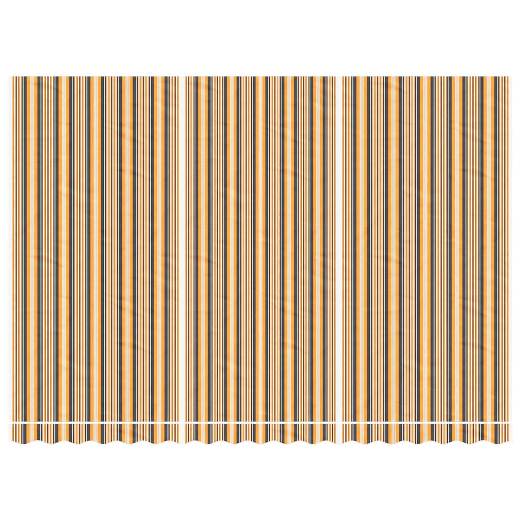 Markisenbespannung Mehrfarbig Gestreift 4,5x3 m