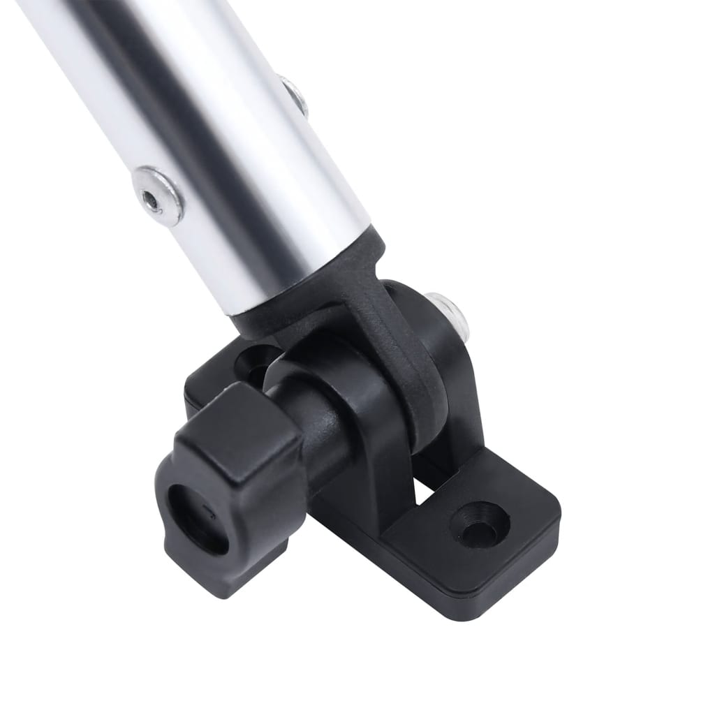 2-Bow Bimini Top Grau 180x130x110 cm