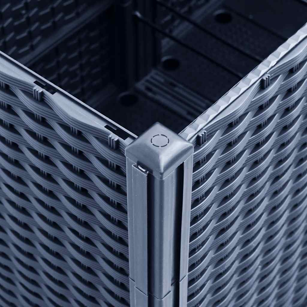 Pflanzkübel Blaugrau 160x160x53 cm PP