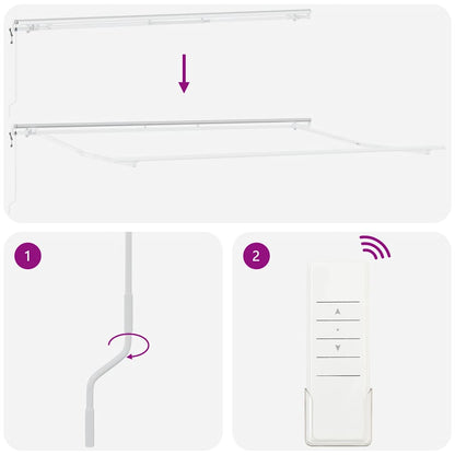 Automatisch Manuell Anthrazit & Weiß 400x300 cm