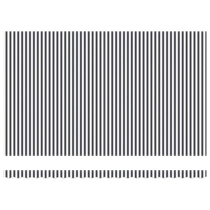 Markise Einziehbar Anthrazit und Weiß 5x3 m Stoff und Aluminium