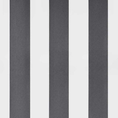 Markise Einziehbar Anthrazit & Weiß 3,5x2,5 m Stoff & Aluminium