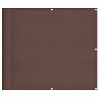 Balkon-Sichtschutz Braun 90x1000 cm 100 % Polyester-Oxford