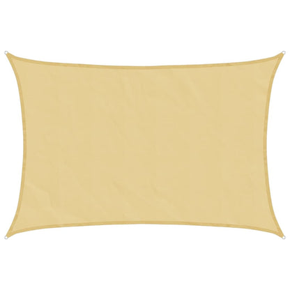 Sonnensegel Sandfarbe 4,5x3 m 100% Polyester Oxford