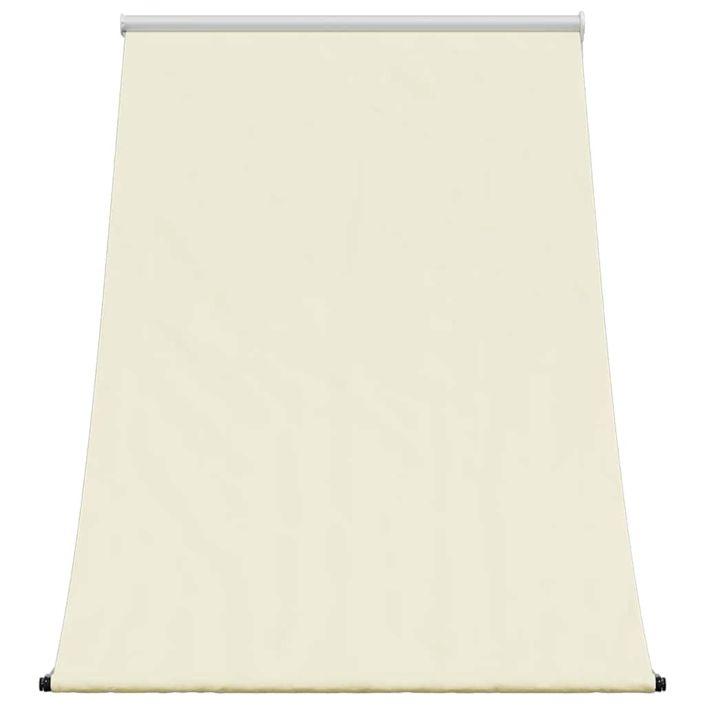 Markise Einziehbar Creme 100x150 cm Stoff und Stahl