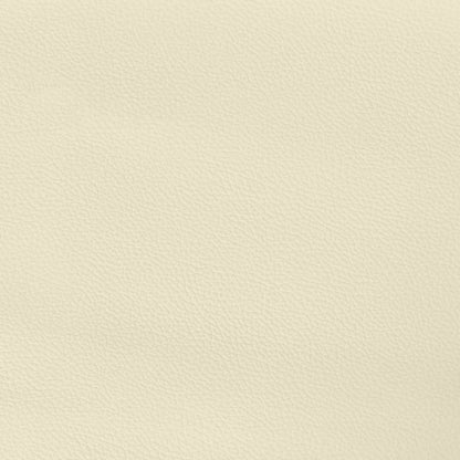 Bettgestell ohne Matratze Creme 120x190 cm Kunstleder