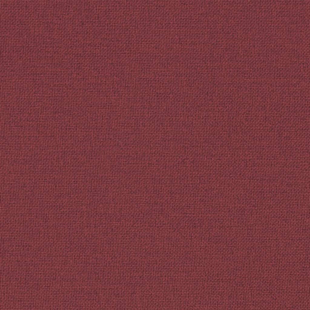 Gartenbank-Auflage Melange Weinrot 150x50x7 cm Stoff