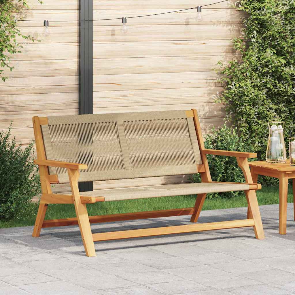 gartenmöbel Beige 122 x 78 x 73 cm Massivholz Akazie